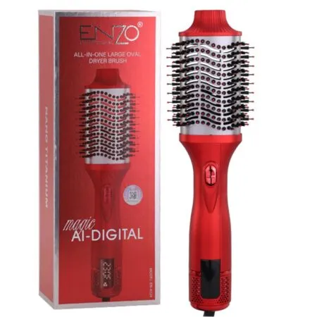 Brosse chauffante Sèche cheveux multifonctionnel 1500W ENZO EN-4124