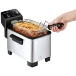 Friteuse moulinex à huile semi professionnel 3L-1.2kg de frites chauffe rapide température réglable Easy pro Metal Moulinex AM331020 – قلاية هوائية مولينكس 3 لتر AM331020