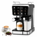 Machine A Café inox Digital 20 Bar '' Café Poudre + Cappuccino '' Schallenge AMB-022CM – آلة قهوة شالنج إينوكس AMB-022CM