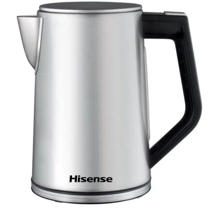 Bouilloire Électrique Hisense 1,7 L 2200 W avec Écran LED – Argent H17KSSS3