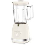 Moulinex Blender Mixeur Soleil 500 W 1.75 L – 2 Vitesses et Turbo avec 6 Lames et Verre doseur 800 ml – Soleil Ivoire LM355A10 – خلاط كهربائي مولينكس 1.75 لتر 500 واط زجاج LM355A10