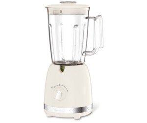 Moulinex Blender Mixeur Soleil 500 W 1.75 L – 2 Vitesses et Turbo avec 6 Lames et Verre doseur 800 ml – Soleil Ivoire LM355A10