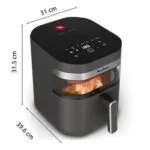 Friteuse Sans Huile Infrarouge 7L Avec 8 Modes Et maintien Au Chaud Cuisson Rapide Et Homogène Easy Fry Moulinex EZ832HF0 – قلاية هوائية مولينكس 7 لتر EZ832HF0