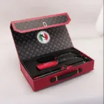 Coffret Enzo original Professionnel Brosse lisseur Chauffant Supercare PRO – Coffret 3 en 1 EN_3133 – مكواة شعر إنزو