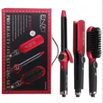 Coffret Enzo original Professionnel Brosse lisseur Chauffant Supercare PRO – Coffret 3 en 1 EN_3133 – مكواة شعر إنزو