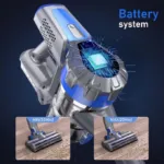 Aspirateur Balai flex Sans Fil 2-en-1 avec Écran Tactile Aspirateur Sans Fil Multismart MS-VC3012 – مكنسة كهربائية مولتي سمارت MS-VC3012