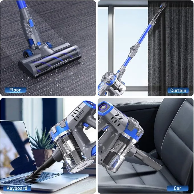 Aspirateur Balai flex Sans Fil 2-en-1 avec Écran Tactile Aspirateur Sans Fil Multismart MS-VC3012