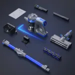 Aspirateur Balai flex Sans Fil 2-en-1 avec Écran Tactile Aspirateur Sans Fil Multismart MS-VC3012 – مكنسة كهربائية مولتي سمارت MS-VC3012
