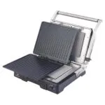 panineuse et Grill Viande robuste inox 2000W GV2000 Noir – شواية كهربائية روبوست 2000 واط أسود إينوكس GV2000