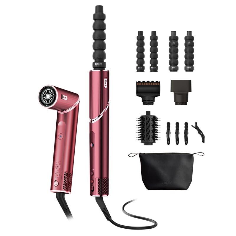 Multi-Styler et Sèche-Cheveux 5-en-1 Shark FlexStyle - Cerise Noire HD456CREU
