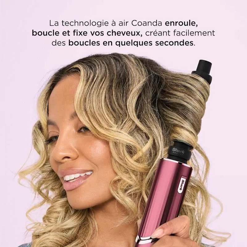 Multi-Styler et Sèche-Cheveux 5-en-1 Shark FlexStyle - Cerise Noire  HD456CREU
