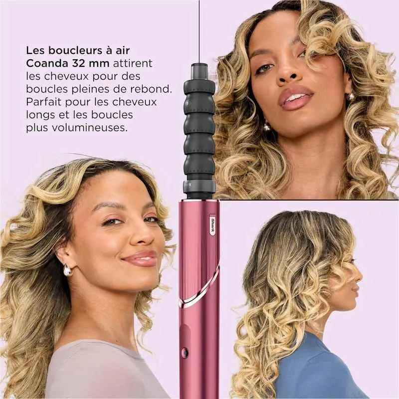 Multi-Styler et Sèche-Cheveux 5-en-1 Shark FlexStyle - Cerise Noire  HD456CREU