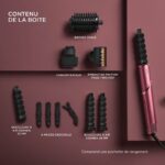 Multi-Styler et Sèche-Cheveux 5-en-1 Shark FlexStyle - Cerise Noire HD456CREU – مجفف شعر HD456CREU