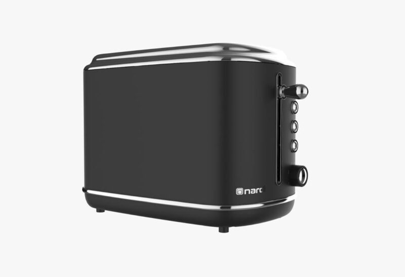 Grille pain NARDI Rétro  1050W Noir 2 tranches NGP220CAN