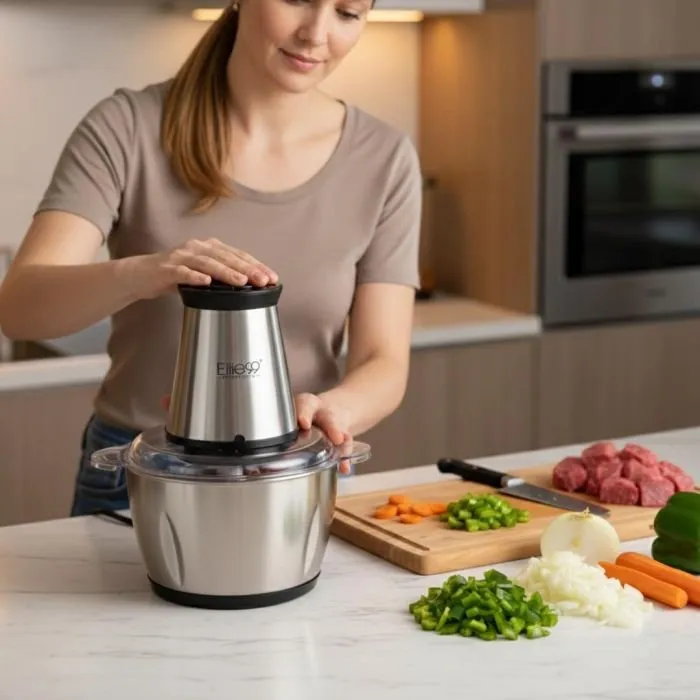 Hachoir Elite99 en Inox 550W 2 Litres avec 2 Vitesses ELT-2530