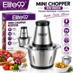 Hachoir Elite99 en Inox 550W 2 Litres avec 2 Vitesses ELT-2530 – مفرمة لحم إيليت 99 2 لتر 550 واط إينوكس ELT-2530