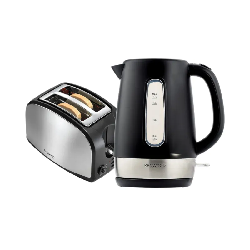 Coffret Petit-Déjeuner Bouilloire 1.7L 2200W Avec Grille-Pain 2Tranches 900W Kenwood MPM02