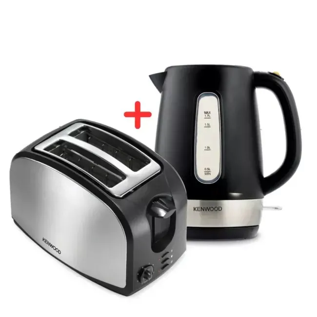 Coffret Petit-Déjeuner Bouilloire 1.7L 2200W Avec Grille-Pain 2Tranches 900W Kenwood MPM02