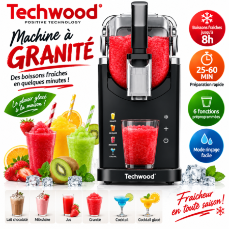 Machine à boissons glacées  Techwood 1.8L Techwood TSLU_2060