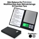 Mini Balance De Précision Multifonction 0.01G - 500G Avec Rétroéclairage Et Fonction Tare Idéale pour bijoux, cuisine, herbes NoteBook – ميزان مطبخ