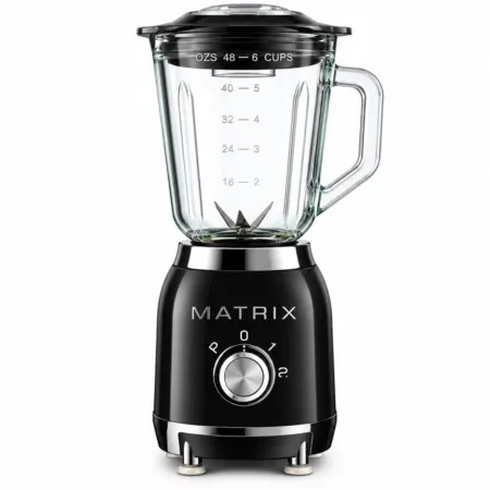 Blender en verre Modele SMEG 1.5L 1000W Matrix MX-1026 Noir