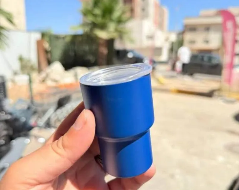 Mini tasse a Café Portable en inox 85 ML