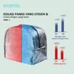 Sac à déjeuner isotherme bleu avec une doublure en Aluminium