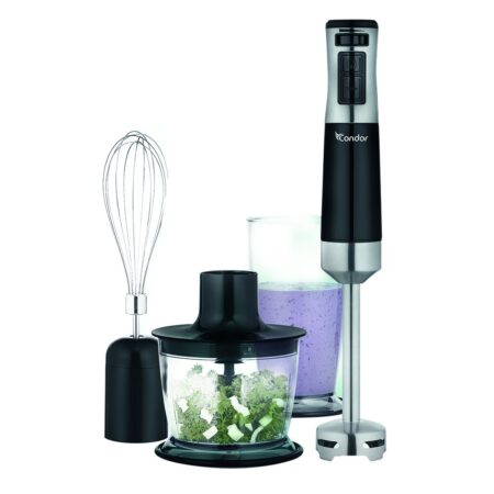MIXEUR A MAIN MASTER MIX 600W INOX CONDOR Noir MX-MH600XN