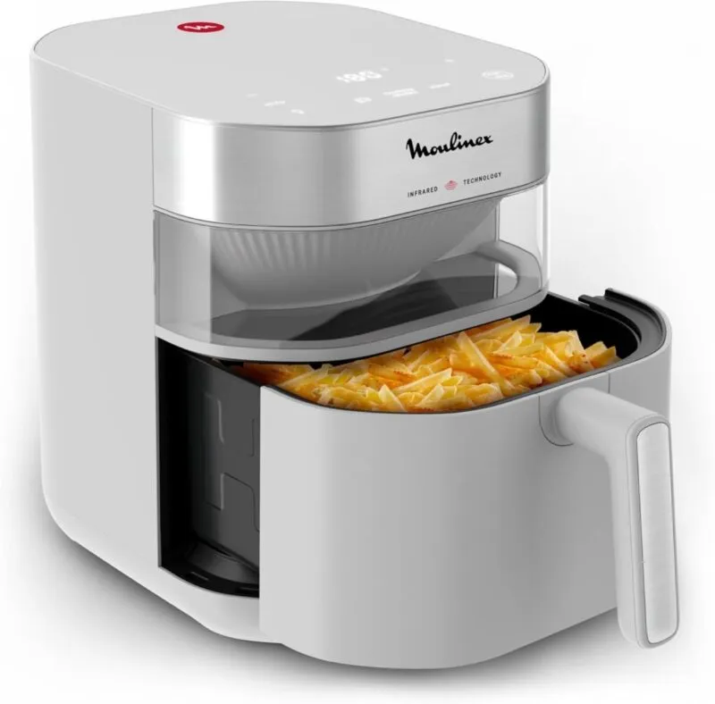 Air fryerMoulinex Easy Fry Infrared 7L,  Technologie infrarouge Exclusive  plus rapide plus homogène
Grande capacitéEZ831GF0