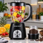 Blender 2 en 1 en Plastique 300W SilverTrust YX-803 Noir – خلاط كهربائي 300 واط أسود YX-803